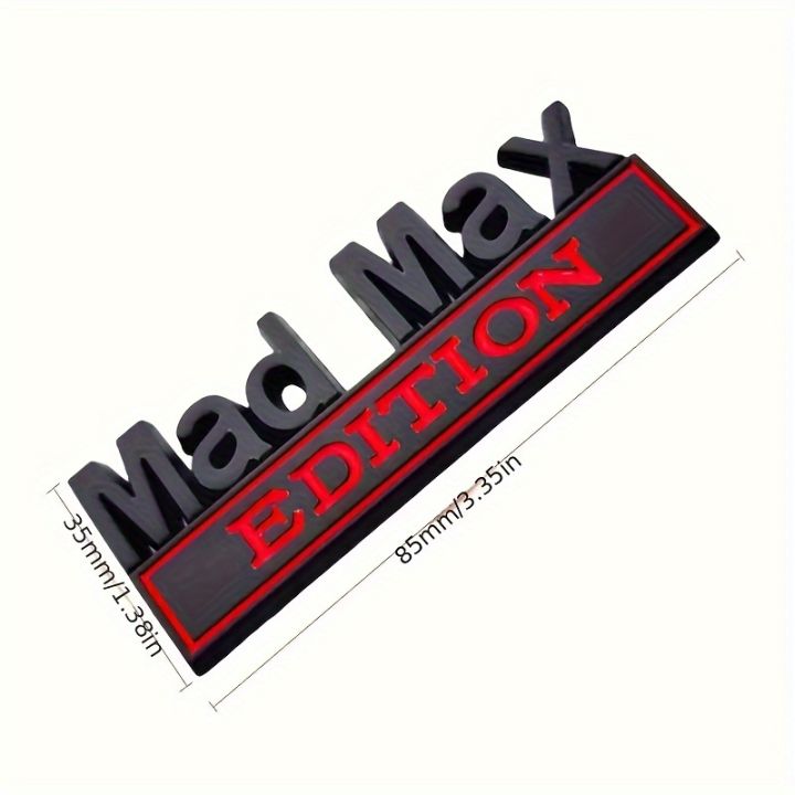 2PCS%20Mad%20Max%20Edition%20Emblem%20Sticker%20Badge%20Fender%20Funny%20Decals%20Car%20Truck%20Replacement%20Door%20for%20Universal%20Vehicle%20SUV%20Motorcycle%20-%20Image%203