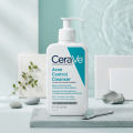 CeraVe Acne Control Cleanser 2 Percent Salicylic Acid Acne Treatment 237ml Gel to Foam Face Wash for Blackheads and Oily Skin. 