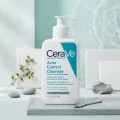CeraVe Acne Control Cleanser 2 Percent Salicylic Acid Acne Treatment 237ml Gel to Foam Face Wash for Blackheads and Oily Skin. 