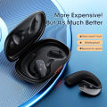 Niye Air Conduction Bluetooth 5.3 Earphones Open Ear Clip Wireless Headphone with Mic Sports Headsets for Android IPhone Samsung. 