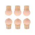 Round Head Sponge Heads Replacement Nail Art Gel Polish Color Gradient Brush Glitter Powder Dotting Manicure Tools.