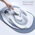 Bathroom Mat Absorbent Customize Modern Simple Non Slip Diatom Mud Quick Drying High Qualit Home Oil proof Kitchen Bath Mat.