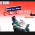 DisHomeFibernet 50 Mbps Internet Package Wi-Fi + IPTV Unlimited New Connection - (12) Months. 