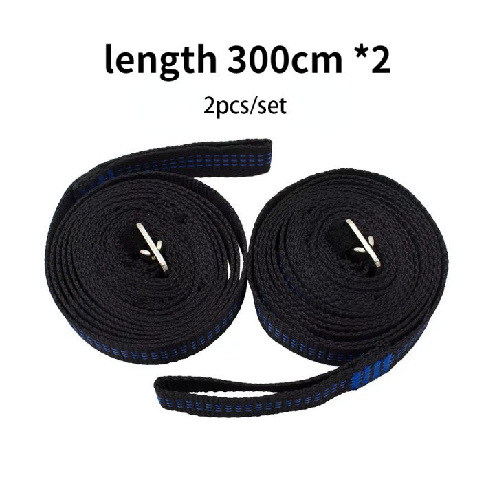 Portable%20Pair%20of%20300cm%20Adjustable%20Outdoor%20Camping%20Hammock%20Hamac%20Hamaca%20Hamak%20Straps%20Belts%20Hanging%20Tree%20Rope%20-%20Image%206