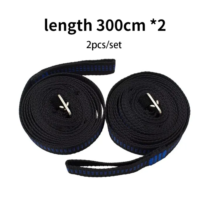 Portable%20Pair%20of%20300cm%20Adjustable%20Outdoor%20Camping%20Hammock%20Hamac%20Hamaca%20Hamak%20Straps%20Belts%20Hanging%20Tree%20Rope%20-%20Image%206