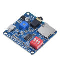 Voice Sound Playback Module Arduino MP3 Player Module UART I/O Trigger Class D Amplifier Board 5W 8M Storage DY-SV8F SD/TF Card. 