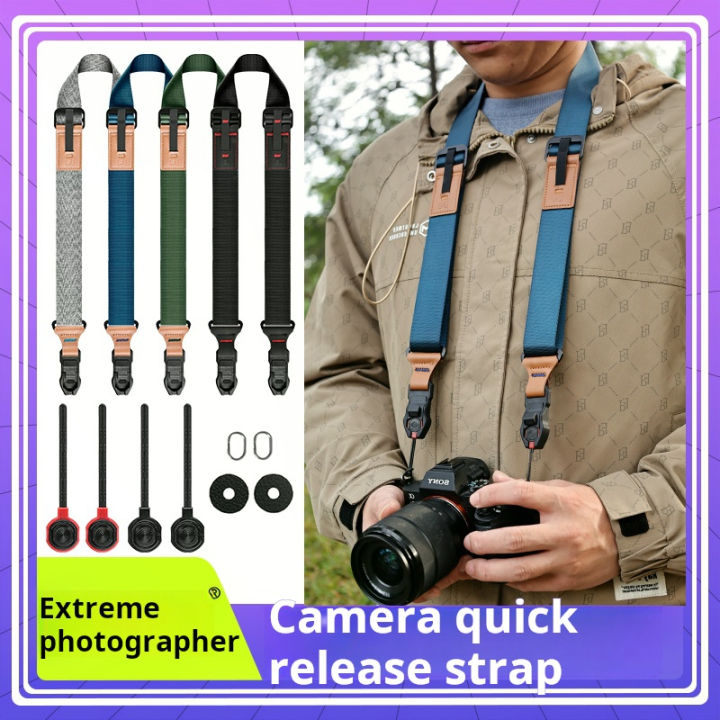 Camera%20Strap%20Suitable%20for%20%20%20%20Fuji%20Leica%20Quick%20Release%20Shoulder%20Strap%20XS20%20XM5%20ZFC%20R6R8%20Compatible%20With%20PD%20-%20Image%205