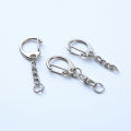 10/20/50/100pcs D Snap Hook Keychain Rings Bulk with Open Jump Ring & Connector for Keychain and Sewing Making Supplies DIY.