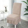 Elastic Chair Cover With Beautiful Plain Design. 