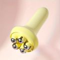 1pc Handheld Massage Roller with Beads - Manual Muscle Relaxation Tool for Neck, Back, Feet, Arms, and Legs - Durable Plastic. 