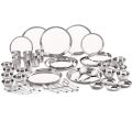 Stainless Steel Premium Quality Dinner Set (Set Of 50 Psc). 