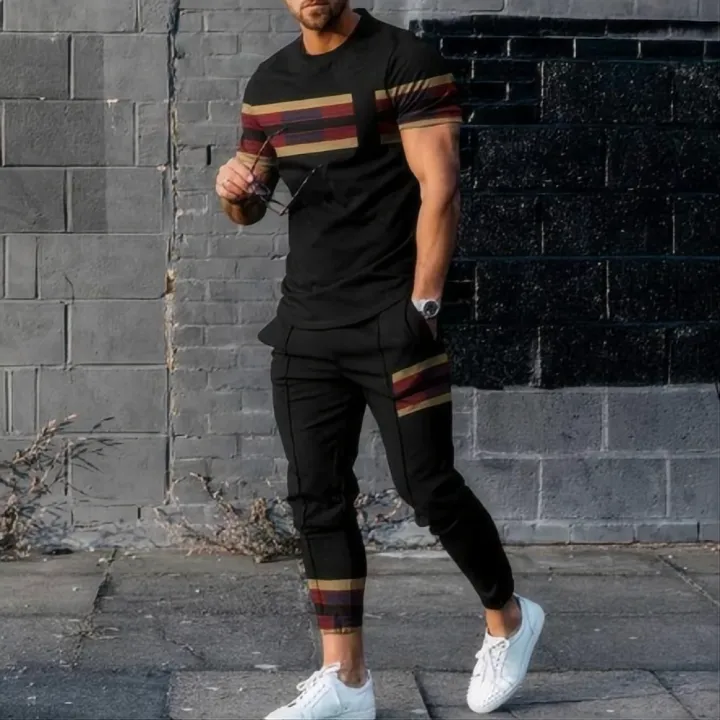 New%20Men's%20Basketball%20Sports%20Suit%20Jogging%20Set%203D%20Printed%20Qeen%20Summer%20Hot%20Selling%20Retro%20Casual%20Short%20Sleeved%20T-Shirt%20+%20Pants%202-Pie%20-%20Image%204