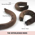 Heatless Curling Rod Headband No Heat Curl Foam Ribbon with Shower Sleeping Hat Sleeping Lazy Curler Silk Ribbon Hair Rollers. 