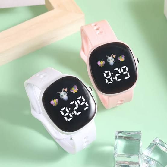 Stylish Silicon Strap Led Digital Watch For Kids Girls & Boys in ...