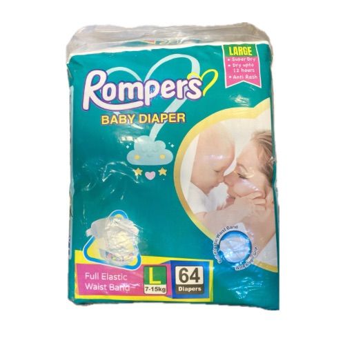 Rompers Premium Diapers Large Pack of 64 Best in low price