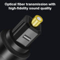 90° Elbow Digital Optical Audio Toslink Cable HIFI 5.1 SPDIF Coaxial Cable 360° Rotatable For Amplifier TV PS4/XBOX Sound Bar. 