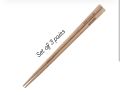 Natural Bamboo Chop Stick 3 Pairs. 