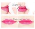 Beautiful Pink Color Lips with Flower inside Jelly Lipbalm Transparent Lipstick.