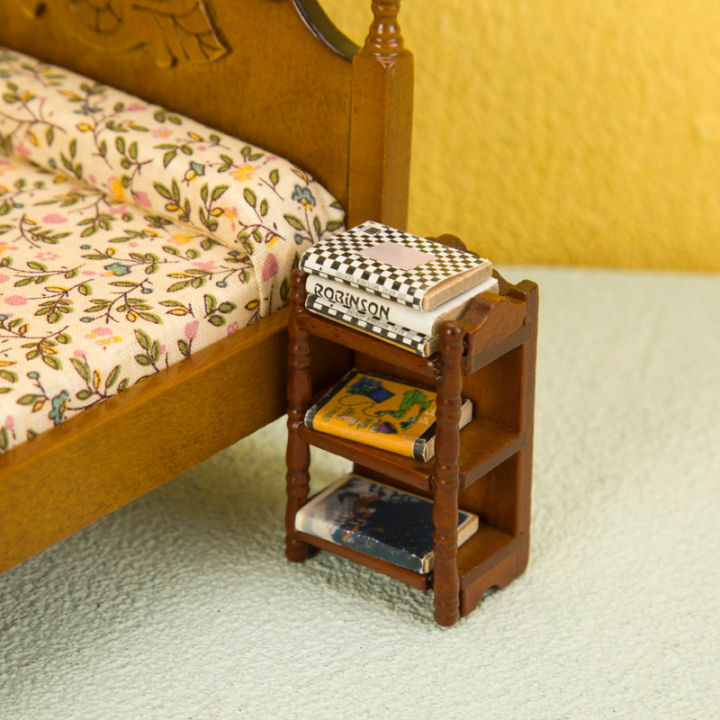 1:12%20Dollhouse%20Miniature%20Bedside%20Stand%20Mini%20Model%20Doll%20House%20Furniture%20Decoration%20Toys%20Simple%20And%20Multifunctional%20Storage%20Shelf%20-%20Image%204