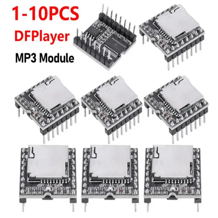 DFPlayer Mini MP3 Player Module TF Card U Disk Mini MP3 DF Player Audio ...
