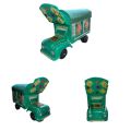 Wooden Handicrafts Pakistani Truck Model - Lace Design Truck Model - Wooden Handmade Pakistani Truck - Wooden Child Toy Truck. 