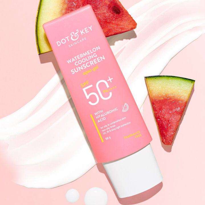 Dot & Key Watermelon Cooling Hyaluronic Sunscreen SPF50+ 50g