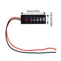1S 2S 3S 4S 5S 6S 7S LED Battery Capacity Indicator Anti Reverse Connection for Li-ion LiFePO4 Lead Acid Battery Voltage Tester. 