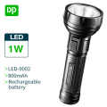 Best Quality DP LED-9002 Emergency Flashlight Outdoor Rechargeable LED Torch Light. 