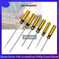 Screwdriver Set Steel Flat Screw driver Philip Screw Tools 6pcs. 