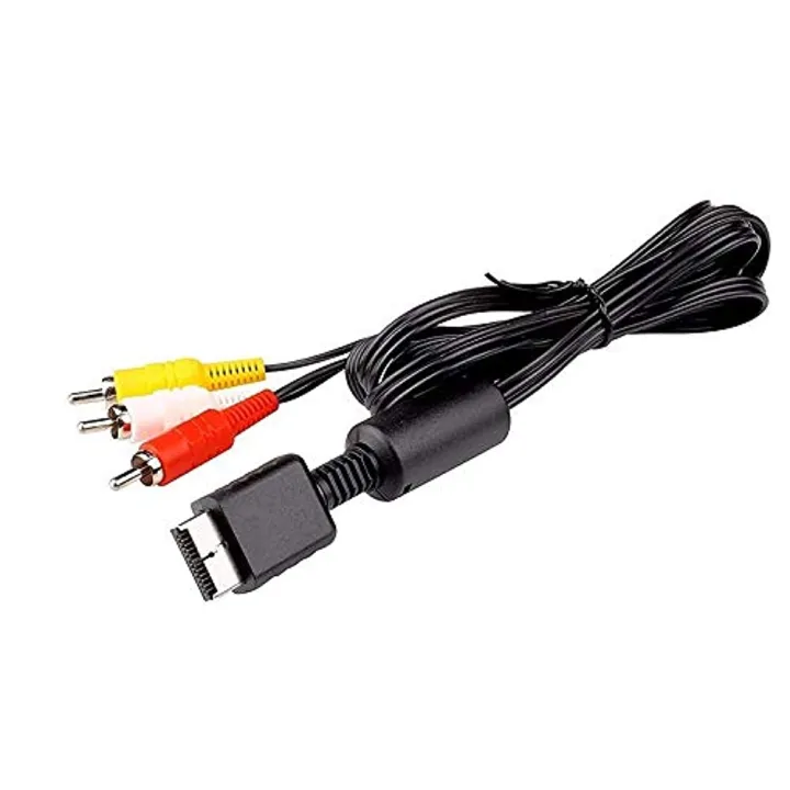 Connecting%20Cable%20RGEEK%20PS2%20PS3%20AV%20to%20RCA%20Composite%20Cable%20Cord%20for%20%20Playstation%202%20PS3%20(6FT)%20Can%20Be%20Viewed%20on%20TV/Monitor%20-%20Image%202