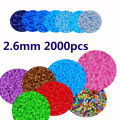Fuse Beads 2000pcs 2.6MM 3D Pixel Puzzle Mini Iron Beads Handmade Crafts Decor DIY Make Puzzle High Quality Melting Beads. 