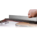 Miwayer Guitar Neck Notched Straight Edge Luthiers Tool with String Action Ruler,2 Pieces,Stainless StElectric Guitar Accessorie. 
