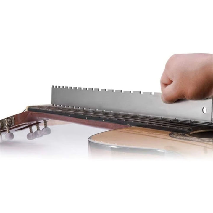 Miwayer%20Guitar%20Neck%20Notched%20Straight%20Edge%20Luthiers%20Tool%20with%20String%20Action%20Ruler,2%20Pieces,Stainless%20StElectric%20Guitar%20Accessorie%20-%20Image%203
