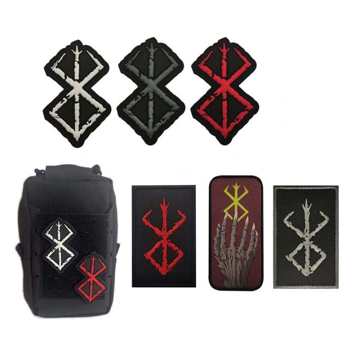 Viking%20Compass%20Berserker%20Rune%20Applique%20Embroidery%20Morale%20Emblem,The%20Warrior%20Of%20Norse%20Viking%20PVC%20Patches%20%20%20Badges%20-%20Image%203