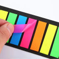 200 Tabs/Sheet Fluorescent Index Stickers, Transparent Bookmark Notes Tabs, Writable Page Marking Flags. 