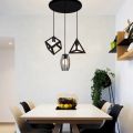 3in1 Hanging Lights Combo Pack |Square | Cage | Triangle| Ceilling Light | pendant Lamp | Fancy light | Indoor & Outdoor Lighting For Home , Offices , Resturent & Villas.. 
