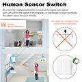 New Tuya Zigbee Smart Wall Light Switch Human Motion Sensor Switch No Neutral No Capacitor Required Work With Alexa Google Home. 