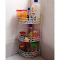 Kitchen Corner Storage Shelf 3 Layer - Organize Your Kitchen With This Convenient 3-Layer Storage Shelf. 