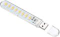 Usb Led Light 8 LEDs SMD LED Bulb 5V Power Input White USB Night - color white. 