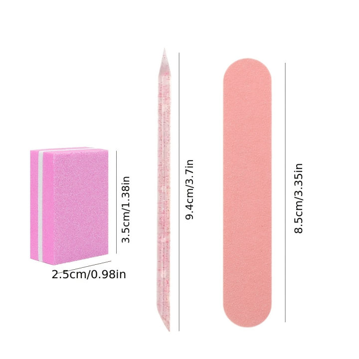 %5B30pcs%20Nail%20Art%20Kit%20Essentials%5D%2030pcs%20Pink%20Nail%20Art%20Kit%20-%20Disposable%20Mini%20Nail%20File,%20Buffer%20Pad%20&%20Stick%20Set%20for%20DIY%20Jewelry%20Poli%20-%20Image%204