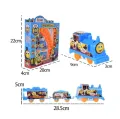 Battery operated children’s electric cute small Train stall toy children’s puzzle assemble. 