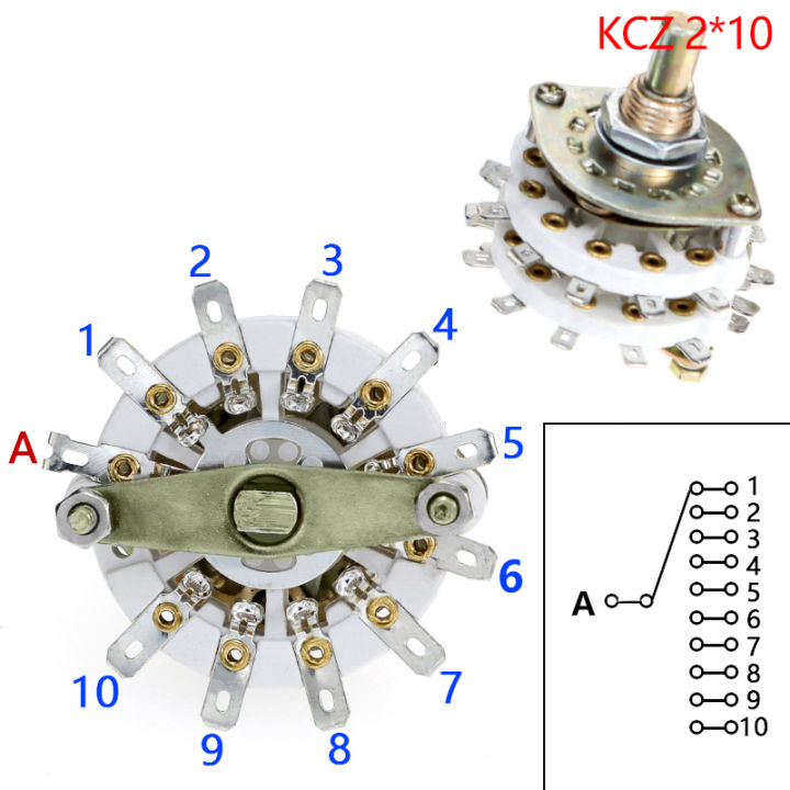 New%202%20Pole%206/7/8/9/10%20Position%204%20Pole%203/5%20Position%20With%20Channel%20Rotary%20Switch%20Selector%20With%20Cap%20Channel%20Selector%20Rotary%20Switch%20-%20Image%207