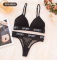 Lace Briefs Penties Tube Bra Lingerie Set. 