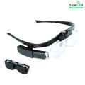 Smart glasses replacement lenses magnifier hands free reading glasses magnifying glasses up to X3 high magnification with built-in premium LED. 