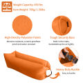 Single Person Lazy Inflatable Sofa Portable Outdoor Beach Air Sofa Bed Folding Camping Sleeping Bag for Comfortable Rest. 