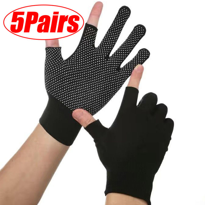 1/5/10Pairs%20Cycling%20Gloves%20Non-slip%20Touchscreen%20Half%20Finger%20Gloves%20Nylon%20Summer%20Outdoor%20Fitness%20Breathable%20Motorcycle%20Gloves%20-%20Image%207