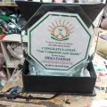 GlassTrophy | Shield | Award | 8mm customize. 