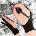 Waterproof Art Drawing Gloves Anti-Sweat Oil Painting Sketching Dirt Resistant Two-Fingered Artistic Gloves for Painting- Labubo.