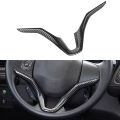 For Honda Fit 2018 2019 City 2014-2019 HRV 2016-2019 Vezel 2014-2019 Steering Wheel Trim Decoration Sticker Cover Accessories.