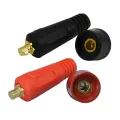 4 Pcs/set TIG Welding Cable Panel Connector Parts DKJ10-25 & DKZ10-25 Plug Socket Welding Machine Quick Fitting Connector. 